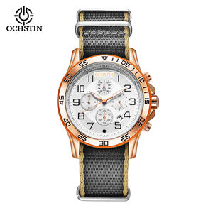 นาฬิกาแฟชั่นผู้ชายโลโก้สั่งทำได้ หลายสีให้เลือก กันน้ำ 30 เมตร สายไนลอน เหมาะสำหรับใส่ลำลอง ทำงาน ออกงานสังคม หรือเป็นของขวัญ - Product Image 3