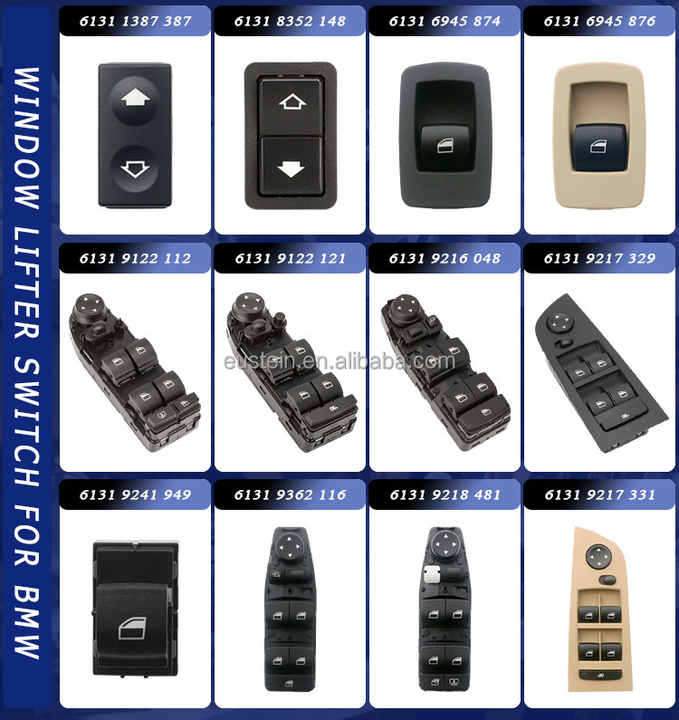 61316974815 61316939131 61318029907 Window Lifter Switch for BMW  