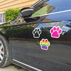 Tùy Chỉnh Paw In Hình Dạng Nam Châm Sticker In Ấn - Product Image 3