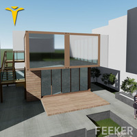 Kit de maison modulaire Hause, maisons préfabriquées, maison de Bali