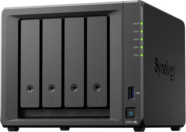 High Performance 4 Bay Network Attached Storage Server with Dual Gigabit Ports for Small to Medium Business Backup