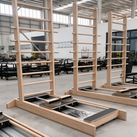 Lit d'entraînement Pilates CoreAlign à double rail en bois d'érable durable pour l'équilibre et la flexibilité à domicile