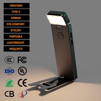 Cadeau spécial, lampe de nuit LED à changement de couleur, rechargeable, portable, avec clip USB Type-C, respectueuse de l'environnement, protection des yeux pour les enfants