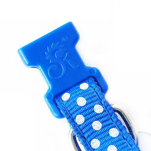 Poliéster Venta al por mayor Mascotas Docena Paquete Punteado Gatos Campanas Collares - Product Image 5