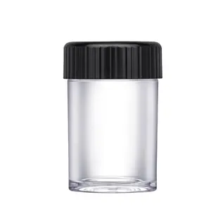 UKETA Wholesale Tobacco Jar Glass Air Tight Container LED Air Tight Magnifying Glass Jar With Light Air Tight Storage Container