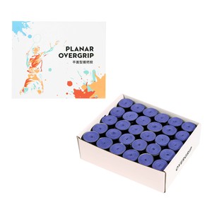 Daltom Planar Overgrip Bleu 24 pièces, ruban adhésif pour raquette de badminton et de tennis, résistant à l'eau - Product Image 1