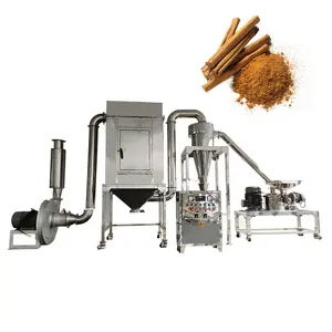 DZJX Spices Cutting And Grinding Machine Icing Sugar Pulverizer Small Grinder Machine For Dry Mint Tea Stevia Leaf Salt