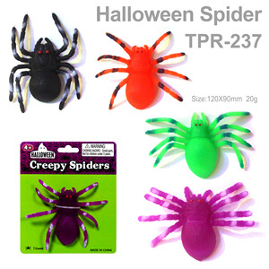 Mini juguetes de araña de plástico para niños, bolsa barata en diferentes colores, <span class=keywords><strong>mundo</strong></span> fantasma de Halloween - Product Image 2