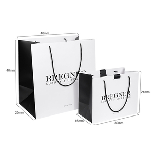 Vente en gros de sacs d'emballage en papier de luxe imprimés personnalisés pour les cadeaux d'achats de soins de la peau cosmétiques <span class=keywords><strong>bigl</strong></span> de haute qualité - Product Image 1