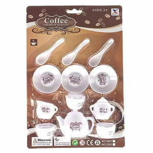 <span class=keywords><strong>Set</strong></span> <span class=keywords><strong>da</strong></span> Tè in Miniatura Jinming per Giochi di Ruolo, <span class=keywords><strong>Set</strong></span> <span class=keywords><strong>da</strong></span> Caffè e Tè in Plastica per Bambini - Product Image 1