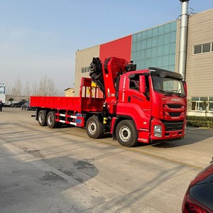 รถบรรทุกติดเครน ISUZU GIGA 28 ตัน 8x4 แบบ Knuckle Boom Crane สำหรับขาย - Product Image 4