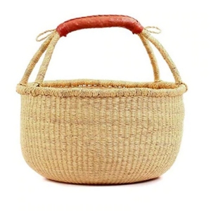 Panier en jonc de mer naturel, artisanal et écologique pour la décoration intérieure, rangement et organisation, vente en gros, sur mesure, usine du Vietnam - Product Image 1