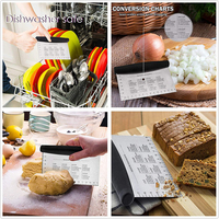 Kingwise neue Produktideen Beliebte Backwerk zeuge für Heim-und Küchen gebäck Mehrzweck-Kuchen-Teigsc haber aus Edelstahl