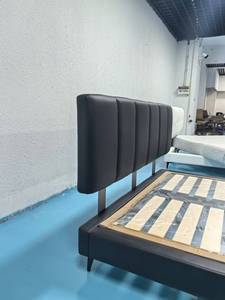 <span class=keywords><strong>Letto</strong></span> <span class=keywords><strong>Matrimoniale</strong></span> Moderno in Tessuto con Testiera Sottile, Design <span class=keywords><strong>Salvaspazio</strong></span> per Piccoli Appartamenti, Seconda Camera da <span class=keywords><strong>Letto</strong></span> o Camera dei Bambini - Product Image 5