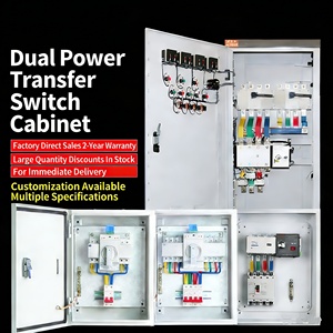 दोहरी शक्ति स्वचालित हस्तांतरण स्विच वितरण बॉक्स 63a तीन चरण एकल-चरण 2 पी/4 पी घरेलू दीवार - Product Image 2