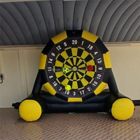 Jeu de tir sur cible gonflable de football et de fléchettes, diamètres 3m, 4m, 10ft, 12ft, 13ft