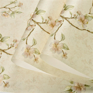 Papel de Parede Não Tecido Autoadesivo 3D Espessado Estilo Pastoral Americano para Quarto, Sala de Estar e Parede de Fundo de TV - Product Image 2