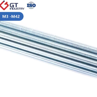 Manufacturer of 1000mm-3000mm Long Fully Threaded UNF Hexagon Head Carbon Steel Galvanized Stud Bolt DIN 603