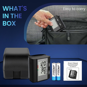 Xách tay mini ISO CE được phê duyệt Điện Cổ Tay Huyết Áp Màn hình hộ gia đình máy kỹ thuật số <span class=keywords><strong>tensiometer</strong></span> - Product Image 6