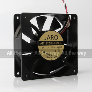 JARO 5V 24V 48V DC 12V 1.95A AC EC 12038 120X120X38MM 12CM Inversor de volumen de aire Marco de aluminio Violento Ventilador de refrigeración de AD1212HB-F93GP - Product Image 2