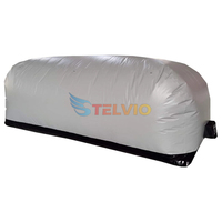 Tente gonflable extérieure imperméable de voiture de garage tente gonflable transparente de voiture de PVC stationnement pour la famille