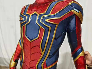 Figura de acción de <span class=keywords><strong>Marvel</strong></span> <span class=keywords><strong>Legends</strong></span>, estatua de <span class=keywords><strong>Iron</strong></span> Spider-<span class=keywords><strong>Man</strong></span> de tamaño real, escultura de resina, figuras coleccionables de Spiderman - Product Image 6