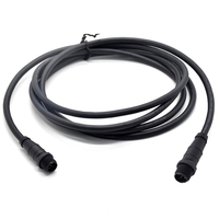 Impermeable NMEA 2000 5 Pin 3 Port T Conector, 1 macho a 2 hembra Conector resistente al aceite para redes