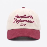 Casquette de baseball en velours côtelé à 6 panneaux brodée en chenille avec logo personnalisé, style vintage universitaire, vente en gros, fabricant