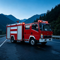 Camion-citerne à eau incendie HOWO Sinotruk 4x2/4x4, très demandé, équipé d'un nouveau matériel de lutte contre l'incendie pour les opérations de sauvetage