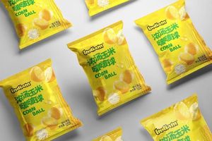 Comida Tradicional China Saludable y <span class=keywords><strong>Gourmet</strong></span>, Bocadillo Inflado Bajo en Calorías, No Frito, Sabor a Sopa de Maíz, Bola de Maíz - Product Image 6