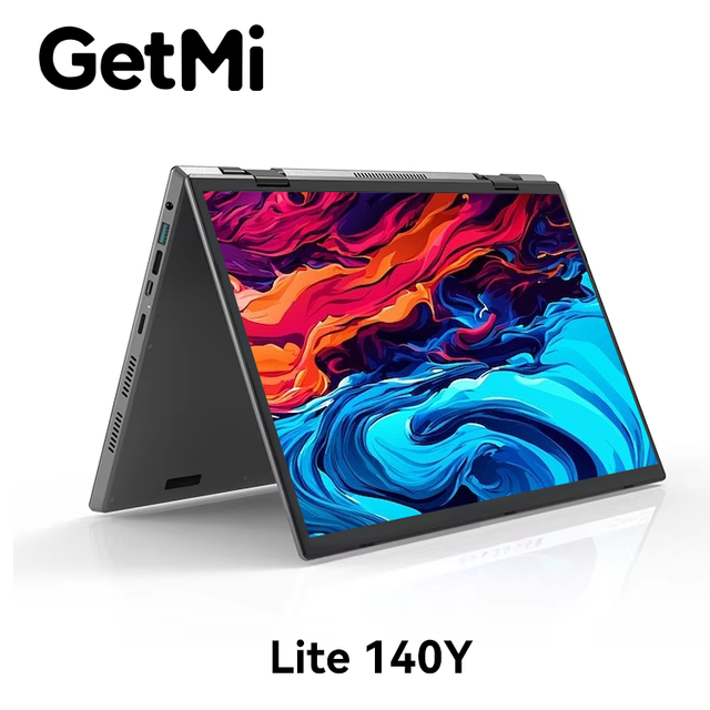 GetMi Lite 140Y CPU N100 Business Laptops 14 Inch Screen Laptop Touchscreen 1920x1080 IPS Brand New Bulk Purchase Computer Pc