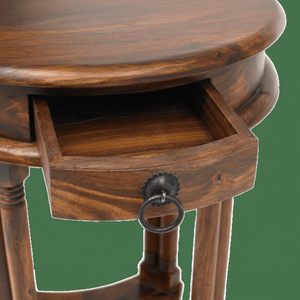 Jaipur elegante mesa de teléfono de madera maciza librería diseño elegante para uso doméstico o de oficina - Product Image 1