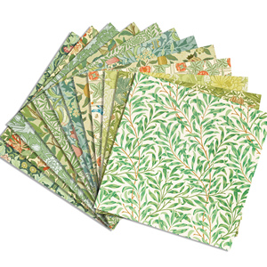 Huancai, 24 Uds., <span class=keywords><strong>papel</strong></span> para álbum de recortes William Morris, <span class=keywords><strong>papel</strong></span> artesanal de doble cara para envolver regalos, álbum de fotos, decoración, suministros para fiestas - Product Image 3
