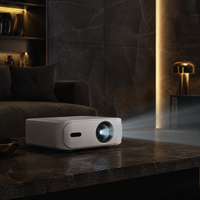 Projecteur intelligent J318 360 ANSI Full HD natif, mise au point automatique, correction automatique de la distorsion trapézoïdale, rapport de projection 1.1, double Wi-Fi, prise en charge de la décodage 4K