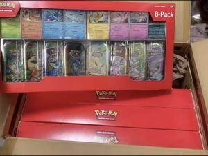 Version américaine Pokémon Prismatic Evolutions 8 mini-boîtes en carton avec cartes promotionnelles Stock US 100% authentique pour les 14 ans et plus - Product Image 4