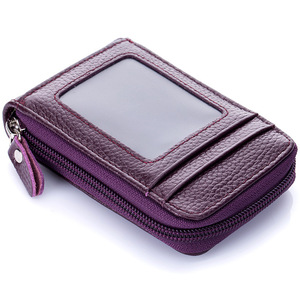 Porta biglietti da visita con <span class=keywords><strong>valigetta</strong></span> con cerniera per porta carte di grande capacità con slot multipli per i viaggi - Product Image 1