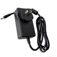 Adaptateur secteur mural ETL FCC Niveau VI 48W 24V 2A pour caméra de vidéosurveillance, système de sécurité, alimentation à découpage AC/DC, US