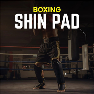 Protector de Espinilla Personalizado de Diseño Clásico para MMA y Boxeo, Protección Duradera de Cuero, Protector de Espinilla Personalizado en Oferta - Product Image 2