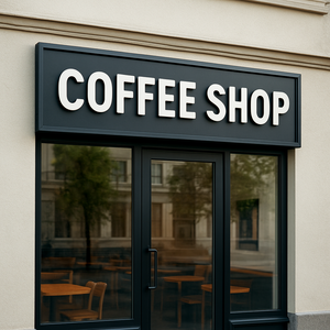 Tùy Chỉnh LED Thư Sáng Dấu Hiệu Cho Văn Phòng Cà Phê Món Tráng Miệng Cửa Hàng Trang Trí Điện Tử Mẹ Kim Loại Bọc Nhân Vật Phát Sáng - Product Image 3