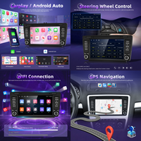 Autoradio Android Podofo 8'' 2+32G, radio de voiture sans fil avec Carplay et Android Auto pour Skoda Octavia/Yeti/Rapid/Superb/Roomster