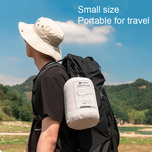 Fabrik-OEM Tragbares Camping-Memory-Foam-Kissen Ultraleichtes Reisekissen mit Abnehmbarem Bezug Nacken- und Lendenstütze für Outdoor - Product Image 6