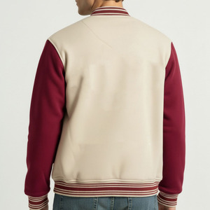 Chaqueta Varsity Moderna con Forro Transpirable para Hombre, Talla Juvenil, Chaqueta Deportiva Varsity Elegante para Hombre en Oferta - Product Image 4
