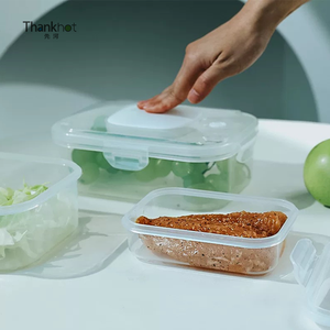 食品保存容器セット透明ガラスオーガナイザー電子レンジフリーザー安全 - Product Image 5