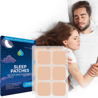 Vente chaude bonne nuit patchs de sommeil avec mélatonine, racine de valériane et B6 toutes les vitamines naturelles et patch minéral