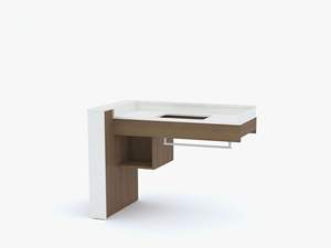 Holiday Inn Express Hotel Mobili Custom 3 Stelle Hotel Design Condo Pannello a Parete Tv Hotel Mobili - Product Image 6