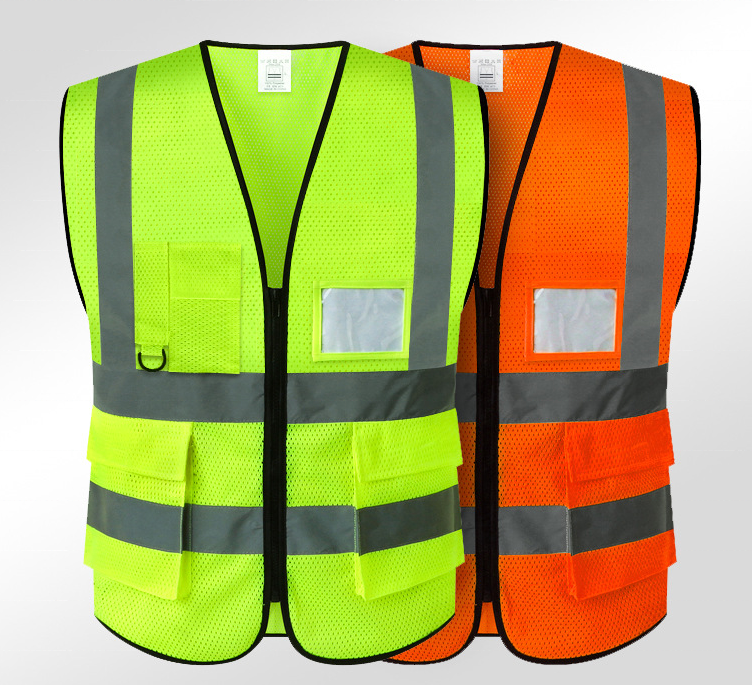 Gilet réfléchissant haute visibilité vêtements de travail moto cyclisme Sports plein air vêtements de sécurité réfléchissants veste réfléchissante