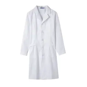 Witte Ab Jas Lange Mouw Mannelijke En Vrouwelijke Arts Uniformen Medische Studenten Verpleegkundige Uniformen Korte Mouwen, Chemische Laboratoria
