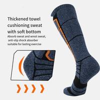 Calcetines de Esquí Personalizados de Lana Merino, Calcetines Térmicos Cálidos hasta la Rodilla para Snowboard, para Hombre y Mujer