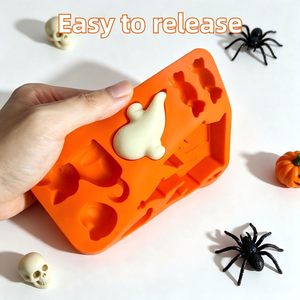 Halloween Gost Castle Cake Maker LFGB Platinum Non Stick BPA Free Silicone Mousse Cake Molds - Product Image 2