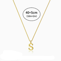Collar de Acero Inoxidable con Letra Q del Alfabeto, Estilo Étnico, para Hombre y Mujer, Collar para Parejas, Accesorios Transfronterizos